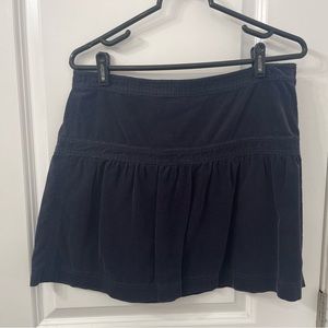 J Crew skirt, size 6, corduroy, dark blue